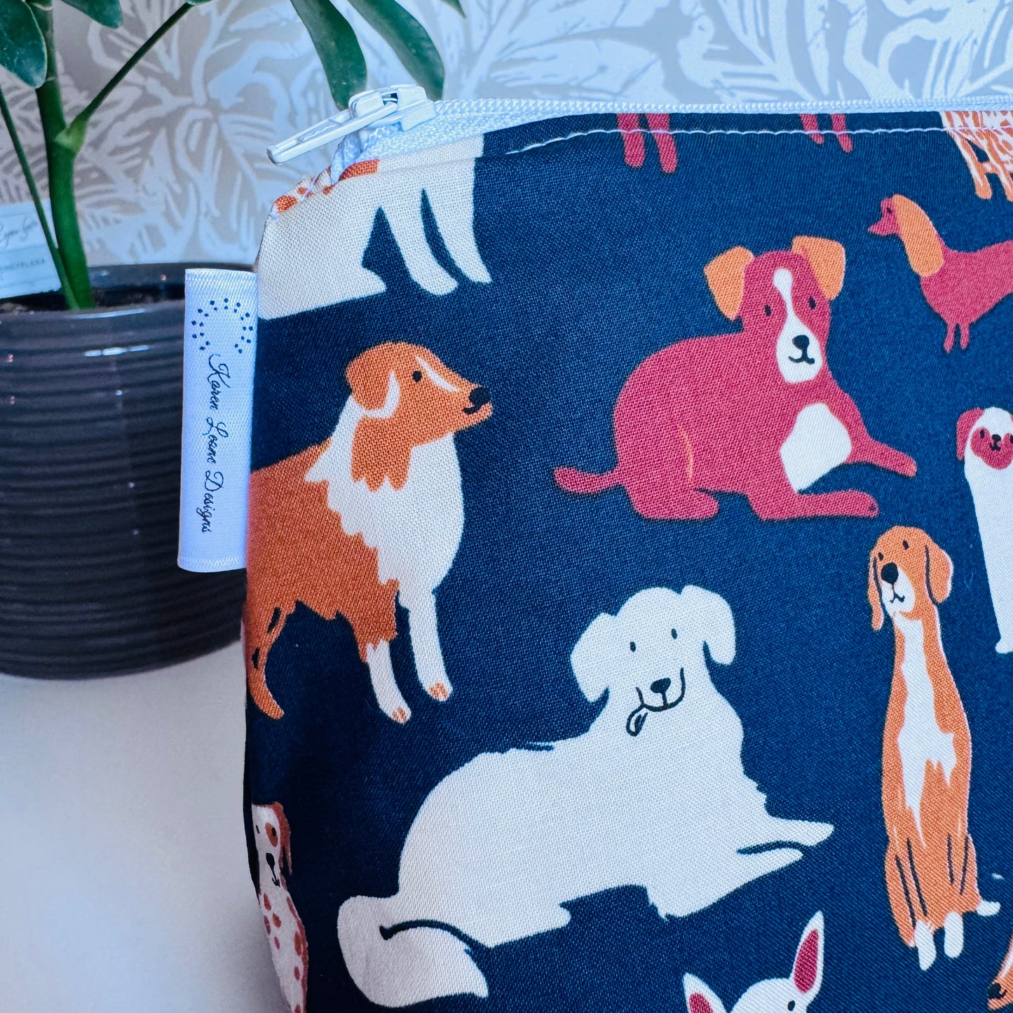 Blue Puppers Travel/Cosmetic Bag