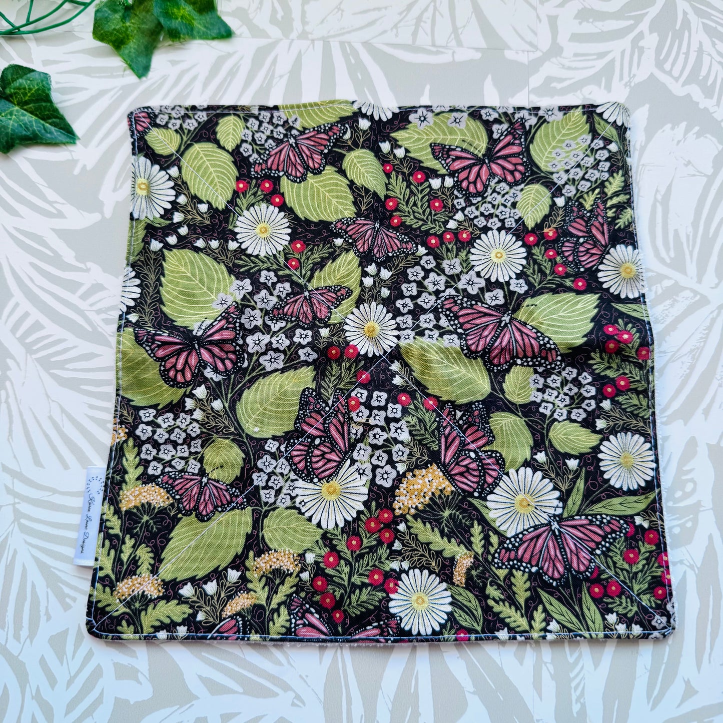 Butterfly Garden Wash Cloth