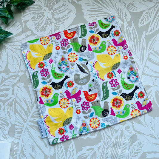 Geo Birds Wash Cloth