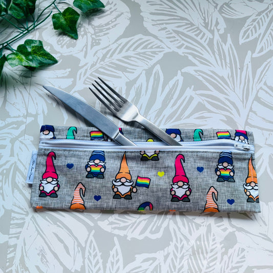 Pride Gnome Cutlery/Travel Bag