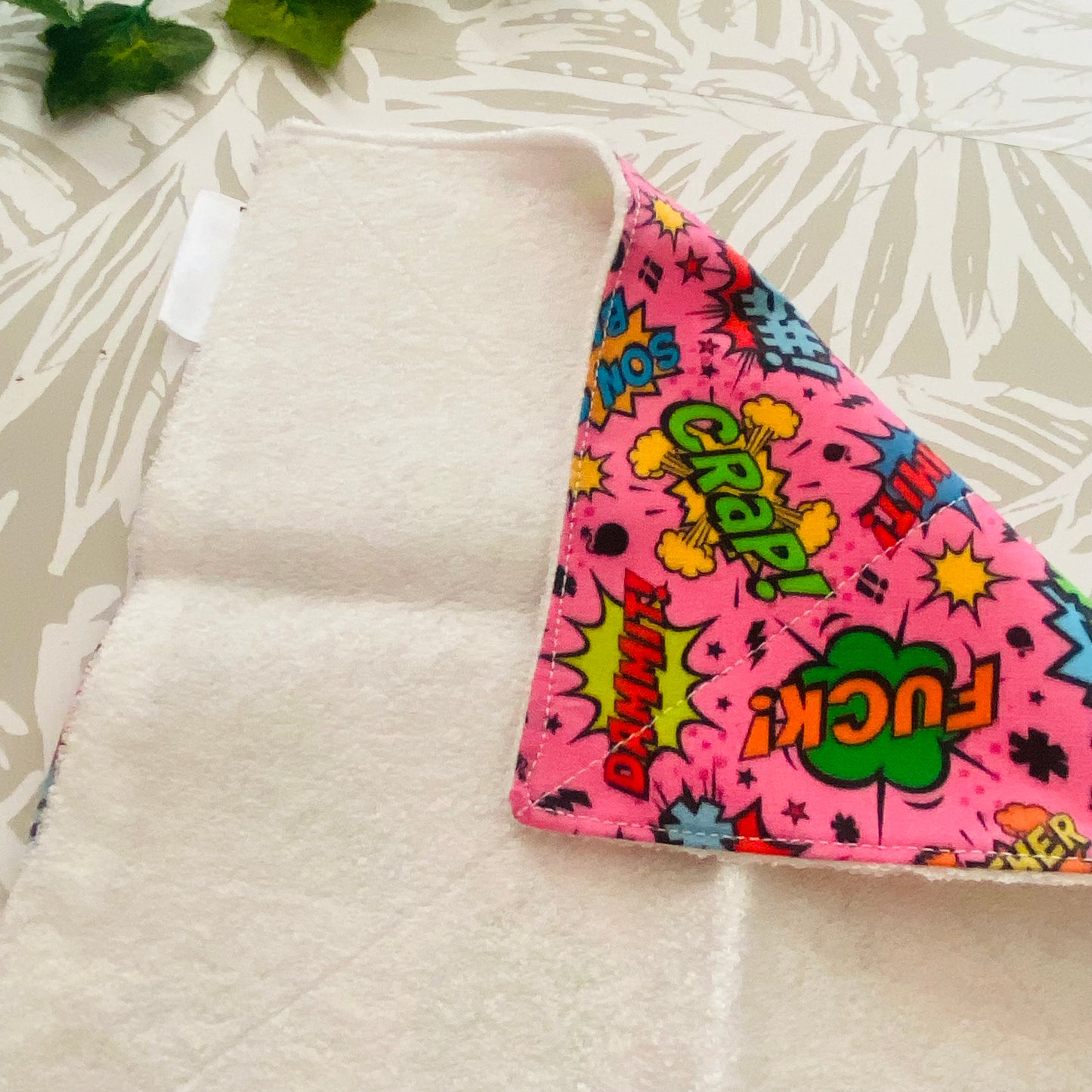 Comic Profanity Wash Cloth