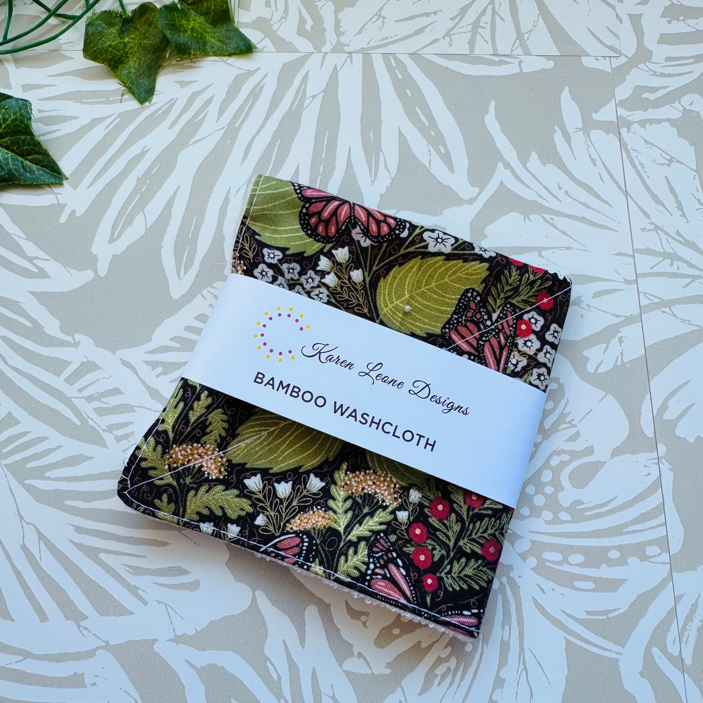 Butterfly Garden Wash Cloth