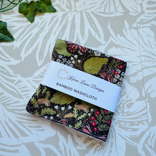 Butterfly Garden Wash Cloth