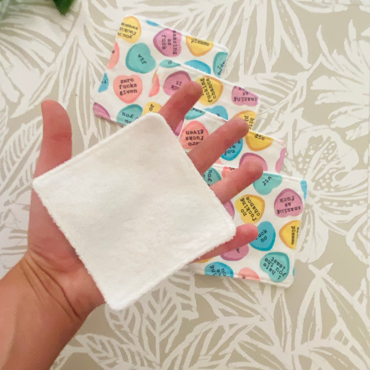 Profanity Hearts Face Wipe
