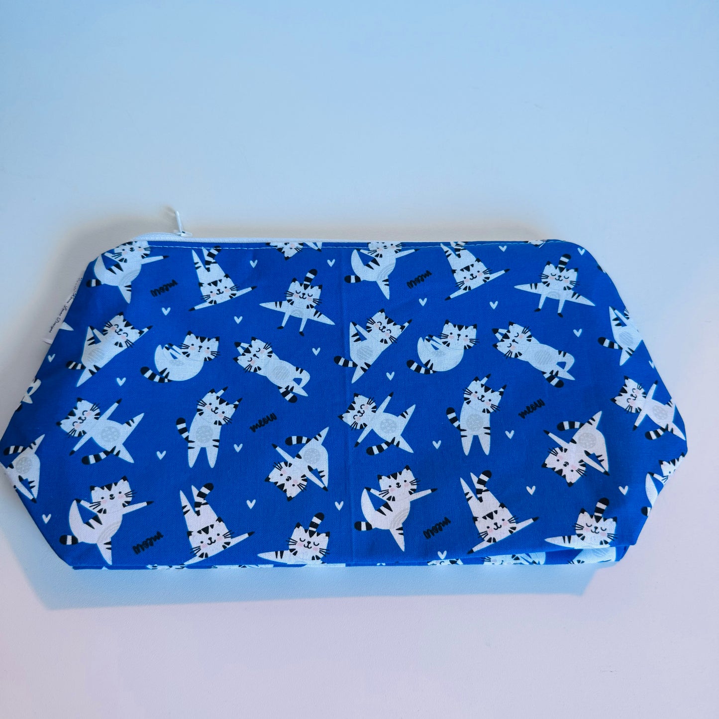 Blue Kitty Travel/Cosmetic Bag