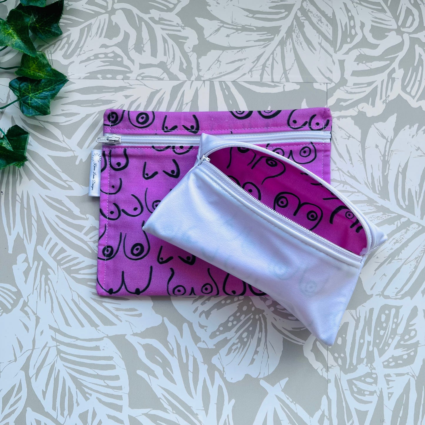 Pink Boob Sandwich & Snack Bags