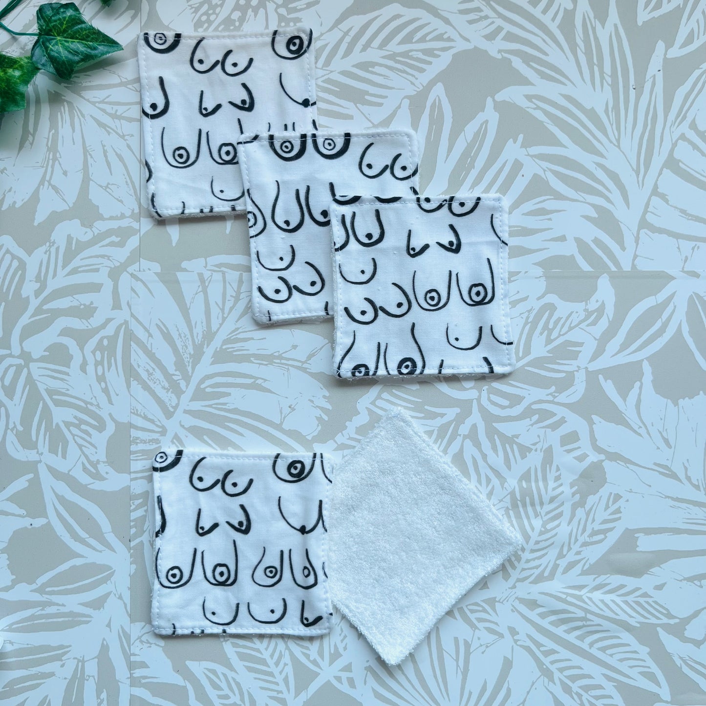White Boob Face Wipes
