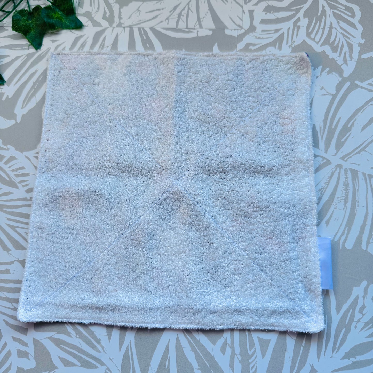 Purple Woodland Creature Wash Cloth