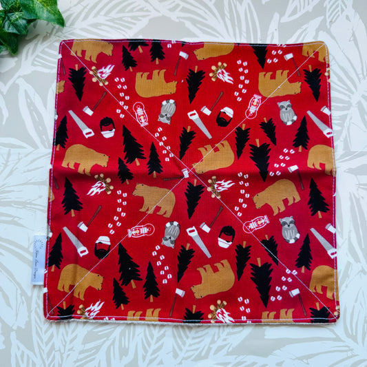 Bear and Woods Wash Cloth