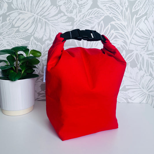 Solid Orange Lunch Bag