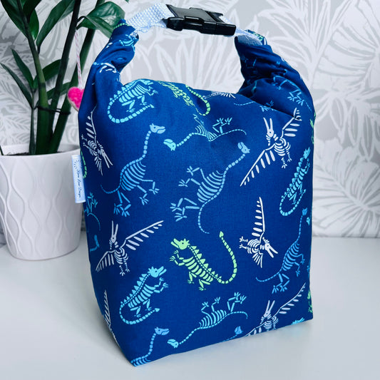 Dino Skeleton Lunch Bag