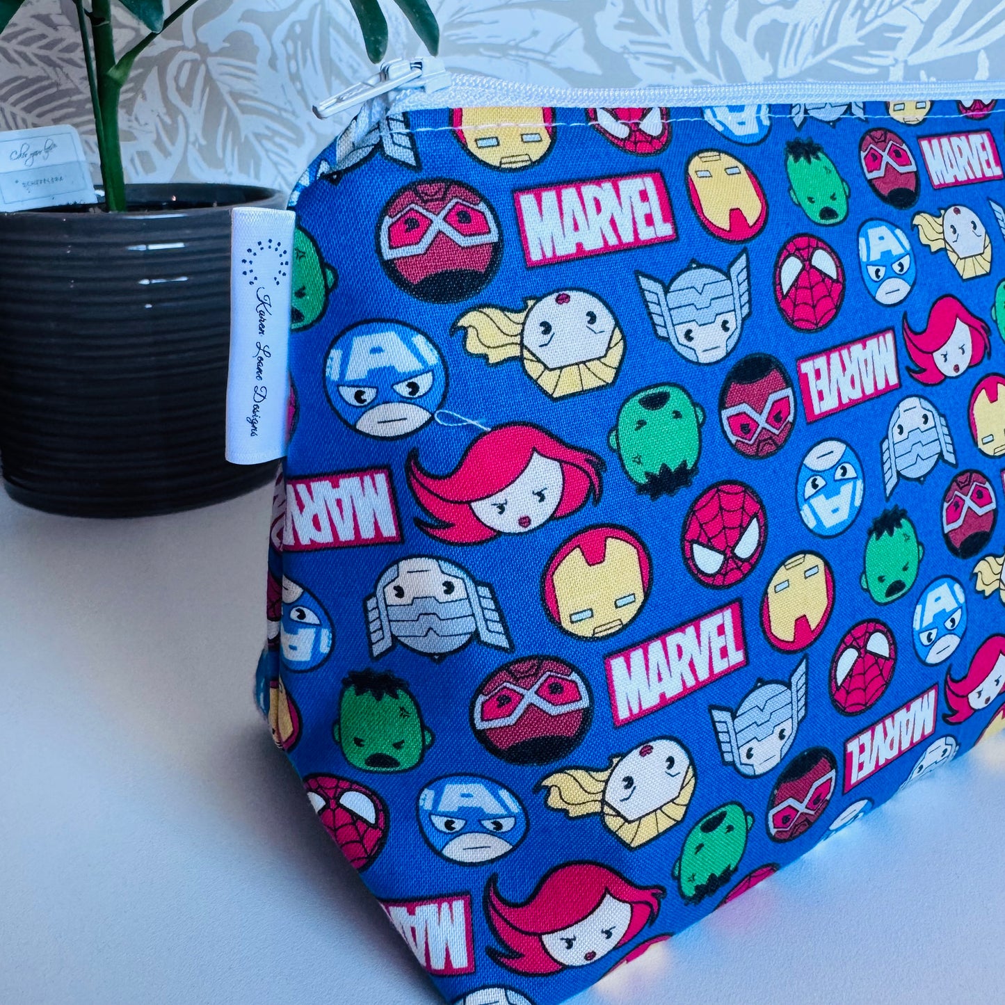 Marvel Heads Travel/Cosmetic Bag