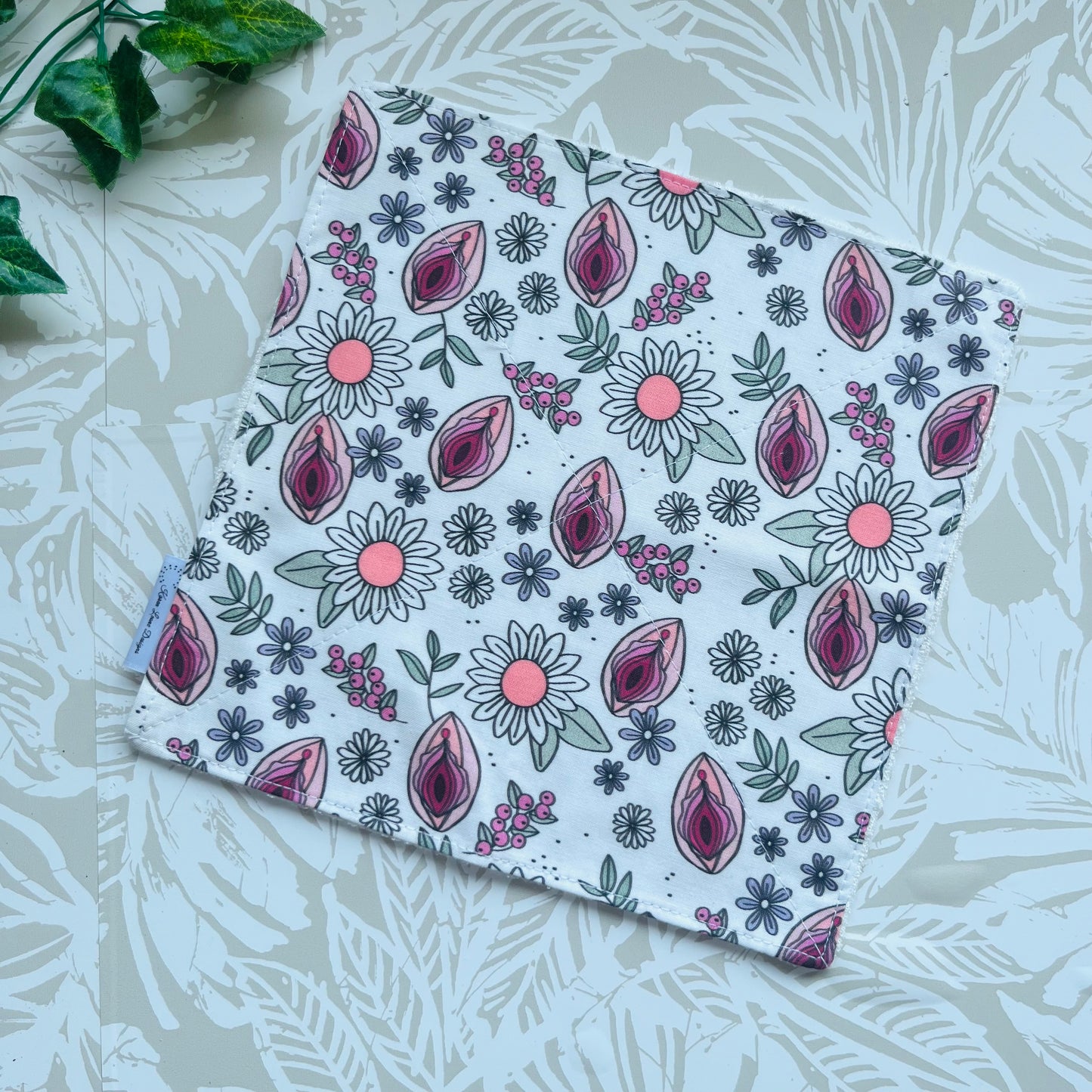 Daisy & Vulva Wash Cloth