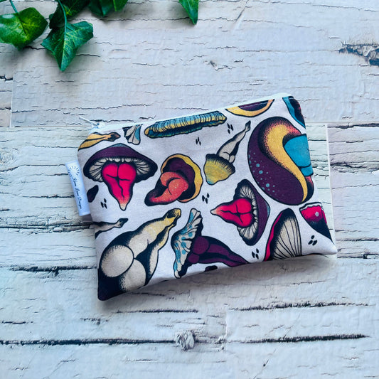Mushroom Bum Zipper Pouch