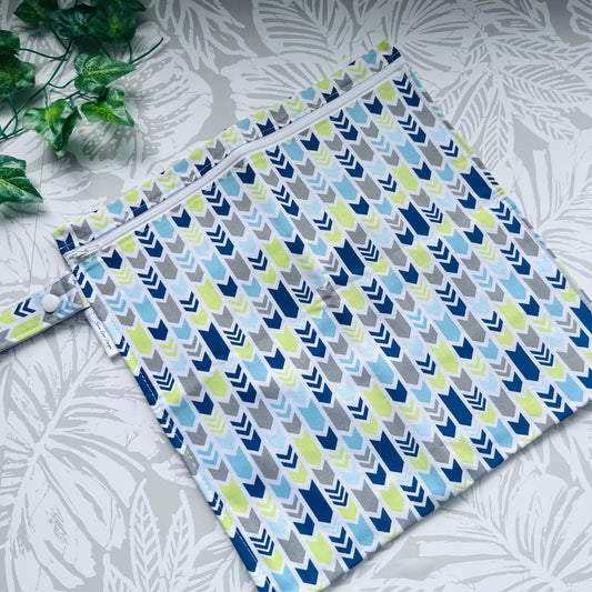 Blue Geo Wet Bag