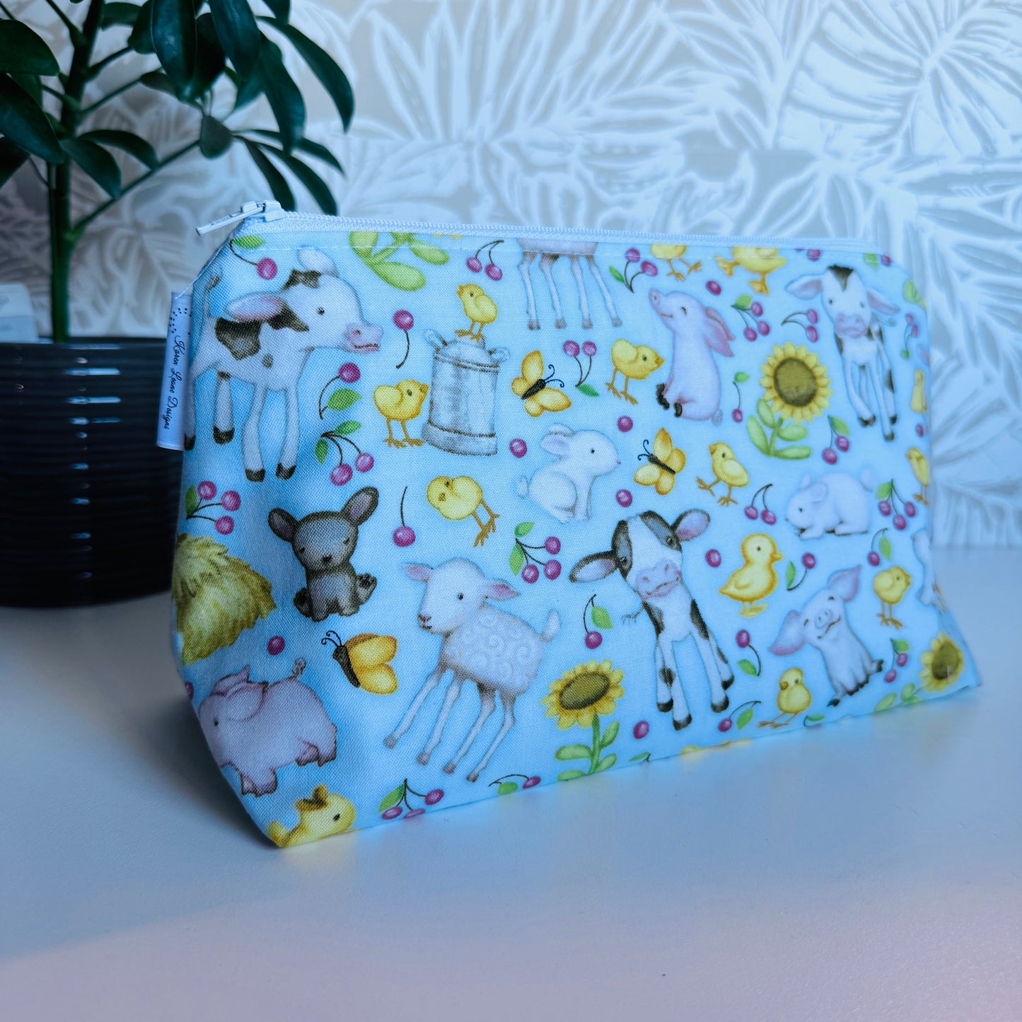 Farm Animal Travel/Cosmetic Bag