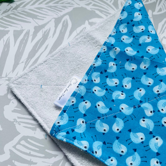 Baby Blue Bird Wash Cloth