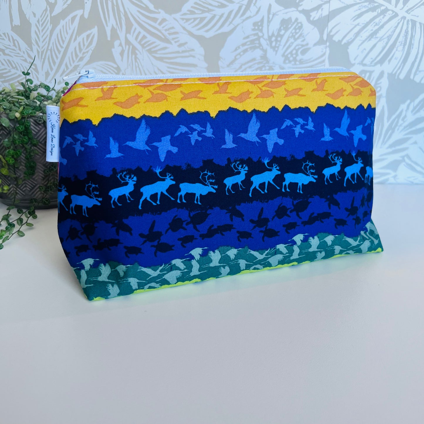 Multicoloured Animal Travel/Cosmetic Bag