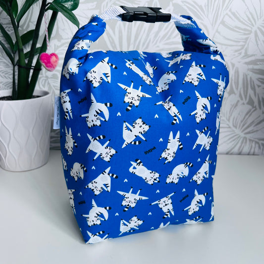 Blue Cat Lunch Bag