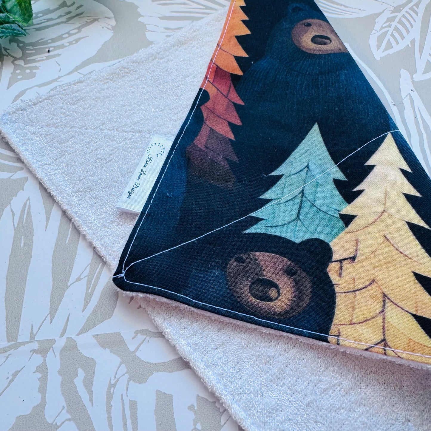 Bear in the Woods Wash Cloth