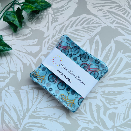 Blue Bike Face Wipes