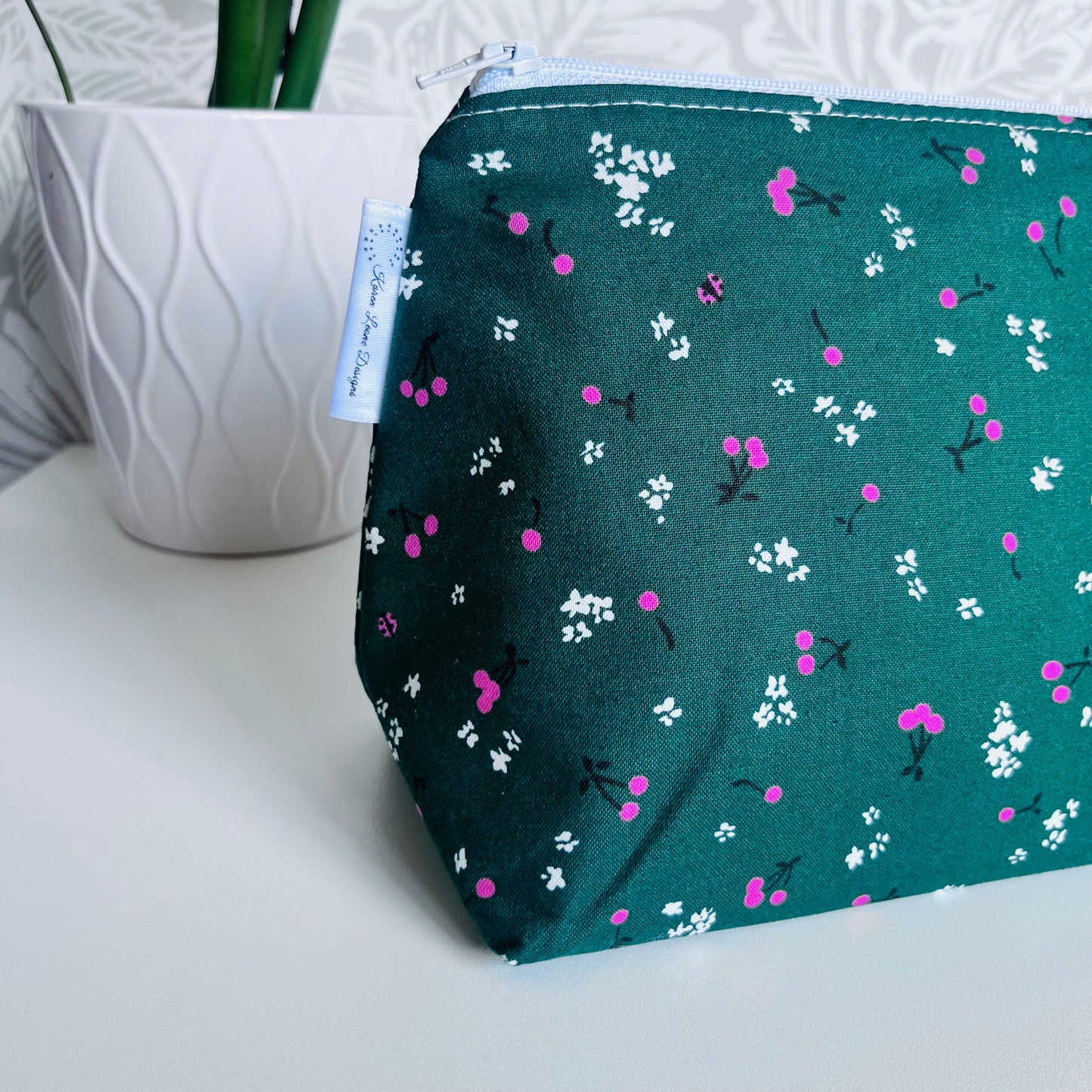 Green Travel/Cosmetic Bag