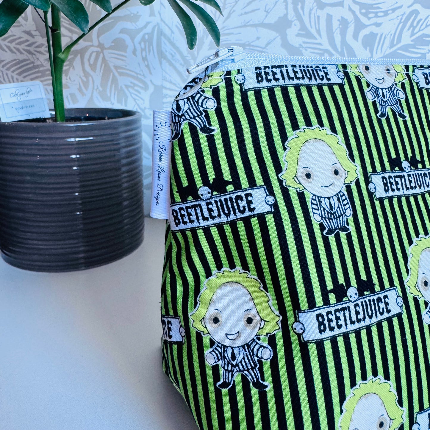 Beetle Juice Travel/Cosmetic Bag