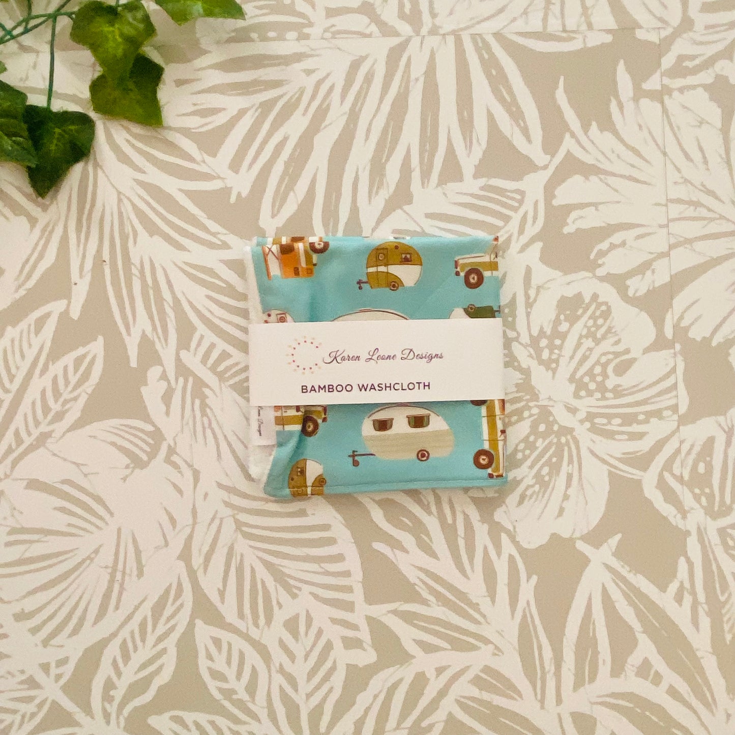 Retro Camper Wash Cloth