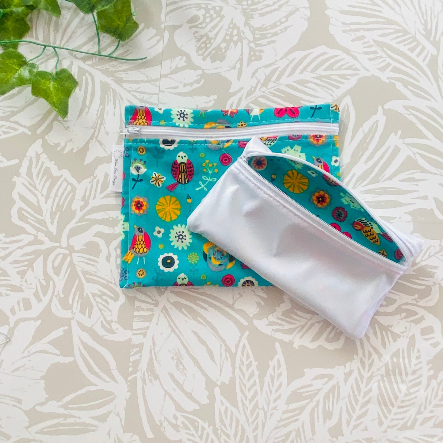 Flower & Bird Sandwich & Snack Bags