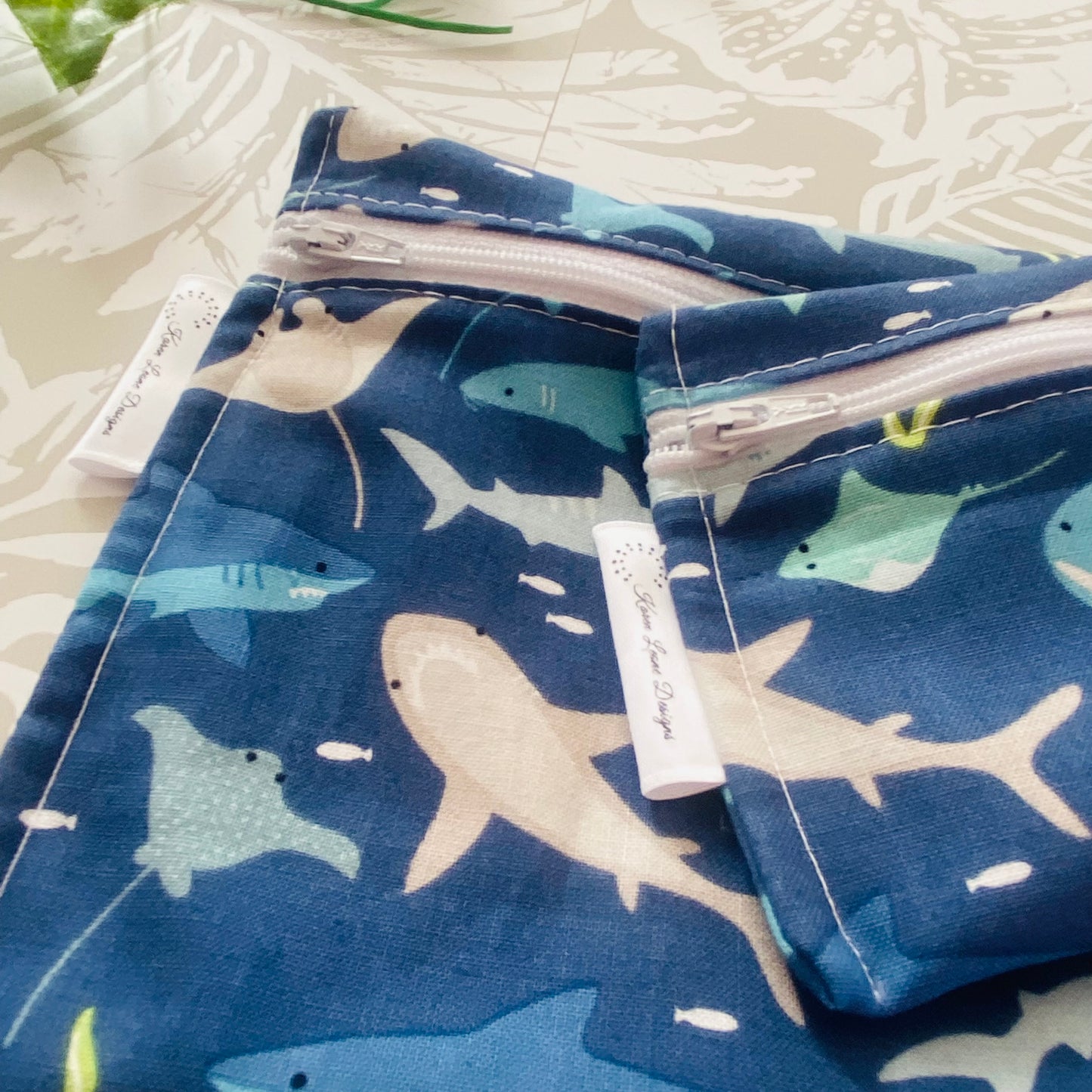 Blue Shark Sandwich & Snack Bags