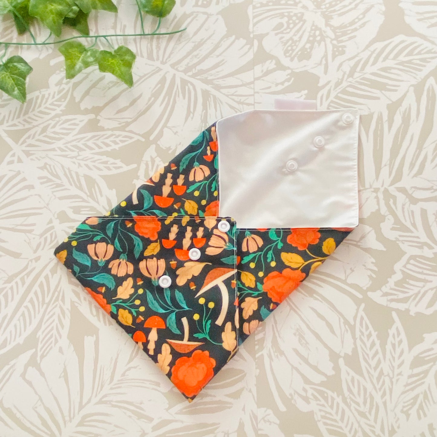 Orange Mushroom Sandwich Wrap