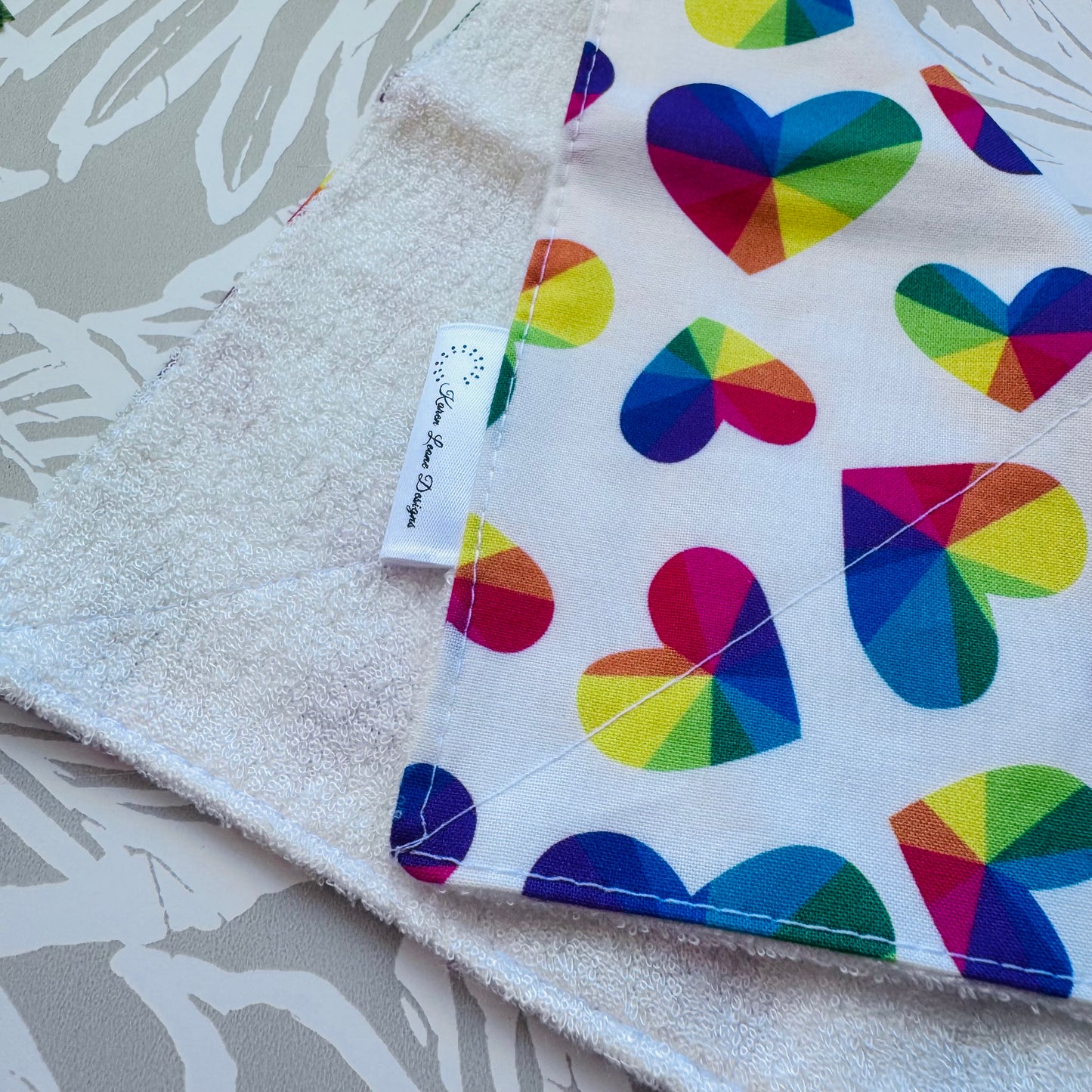 Pride Hearts Wash Cloth