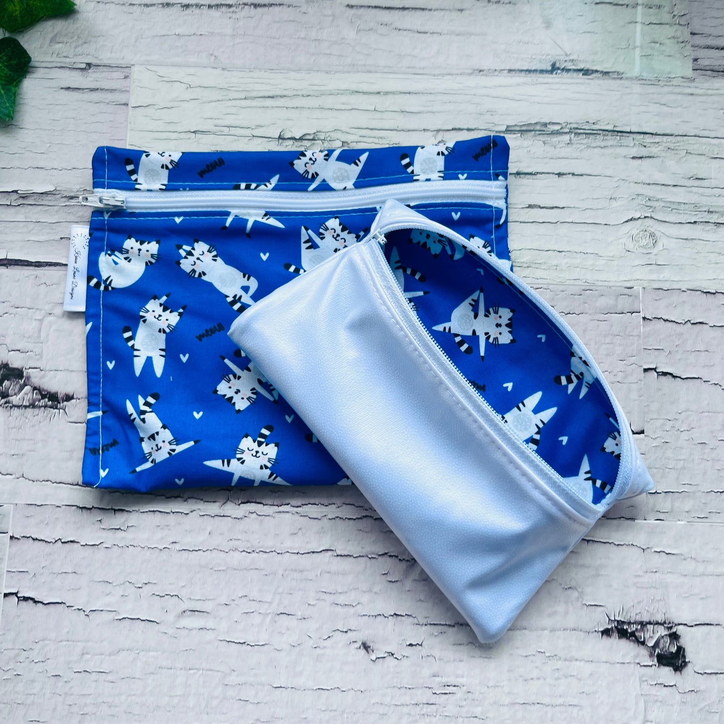 Blue Kitten Sandwich & Snack Bags