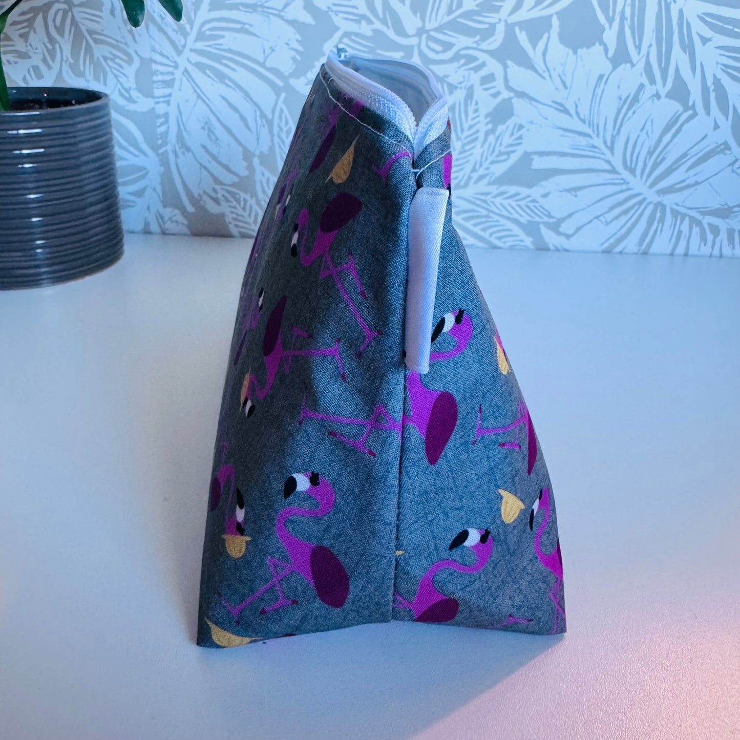 Construction Flamingo Travel/Cosmetic Bag