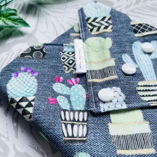 Grey Cactus Sandwich Wrap