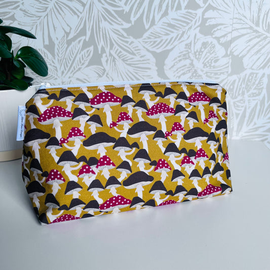 Mushroom Travel/Cosmetic Bag