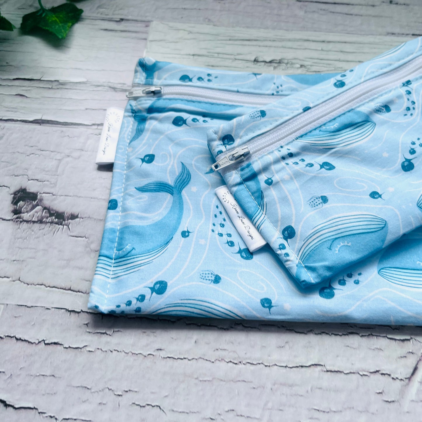 Blue Whale Sandwich & Snack Bags