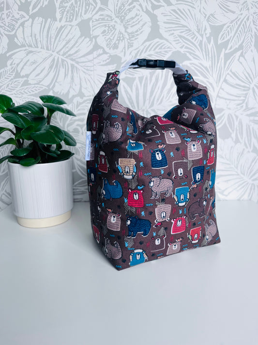 Brown Bear Lunch Bag