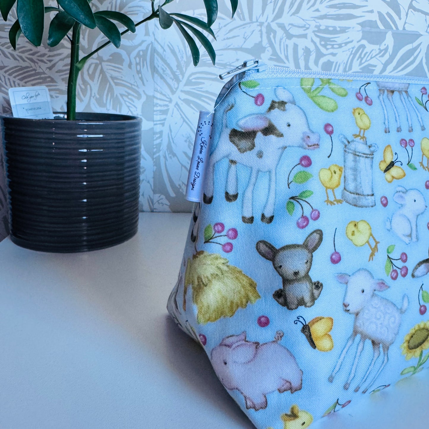 Farm Animal Travel/Cosmetic Bag