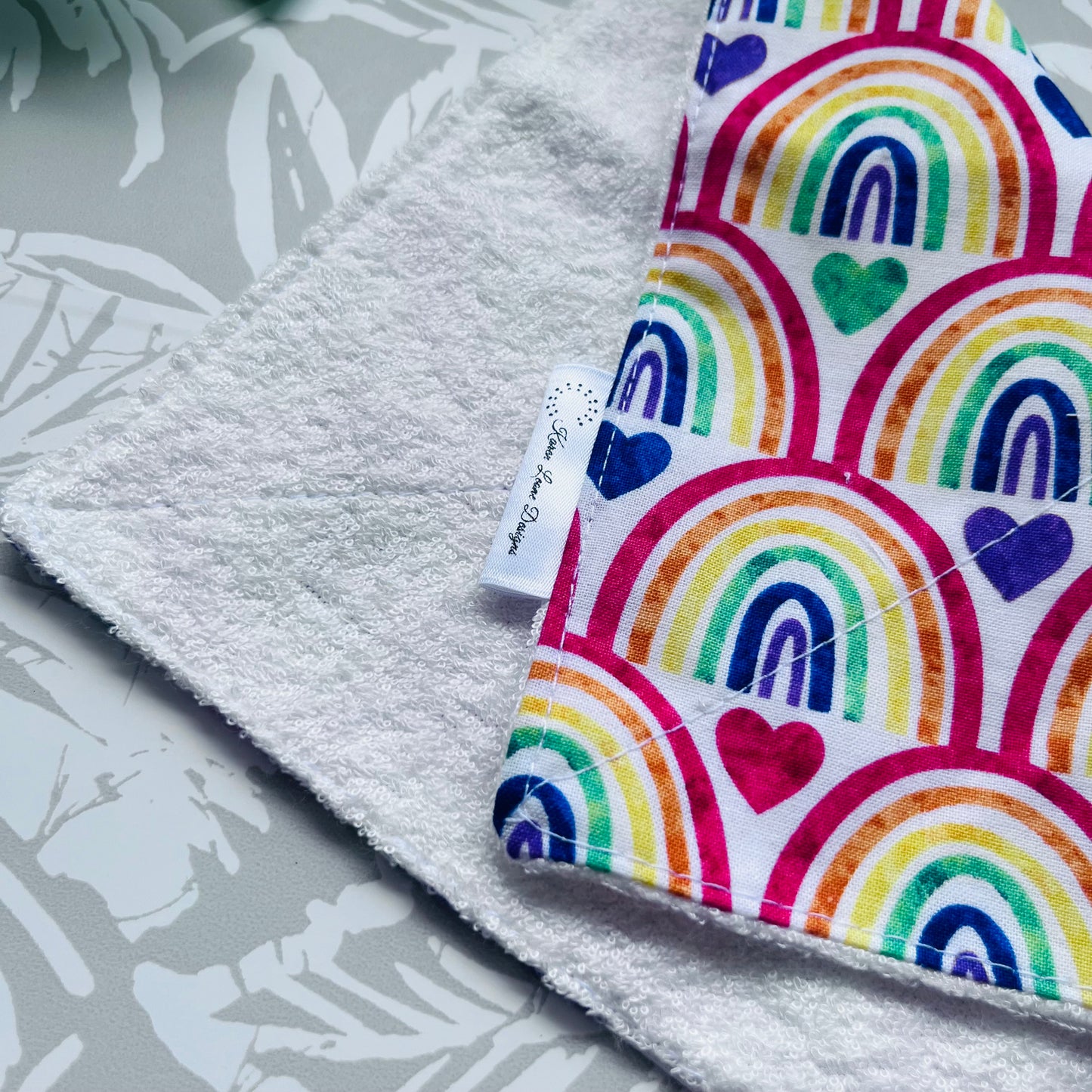 Large Rainbow Wash Cloth