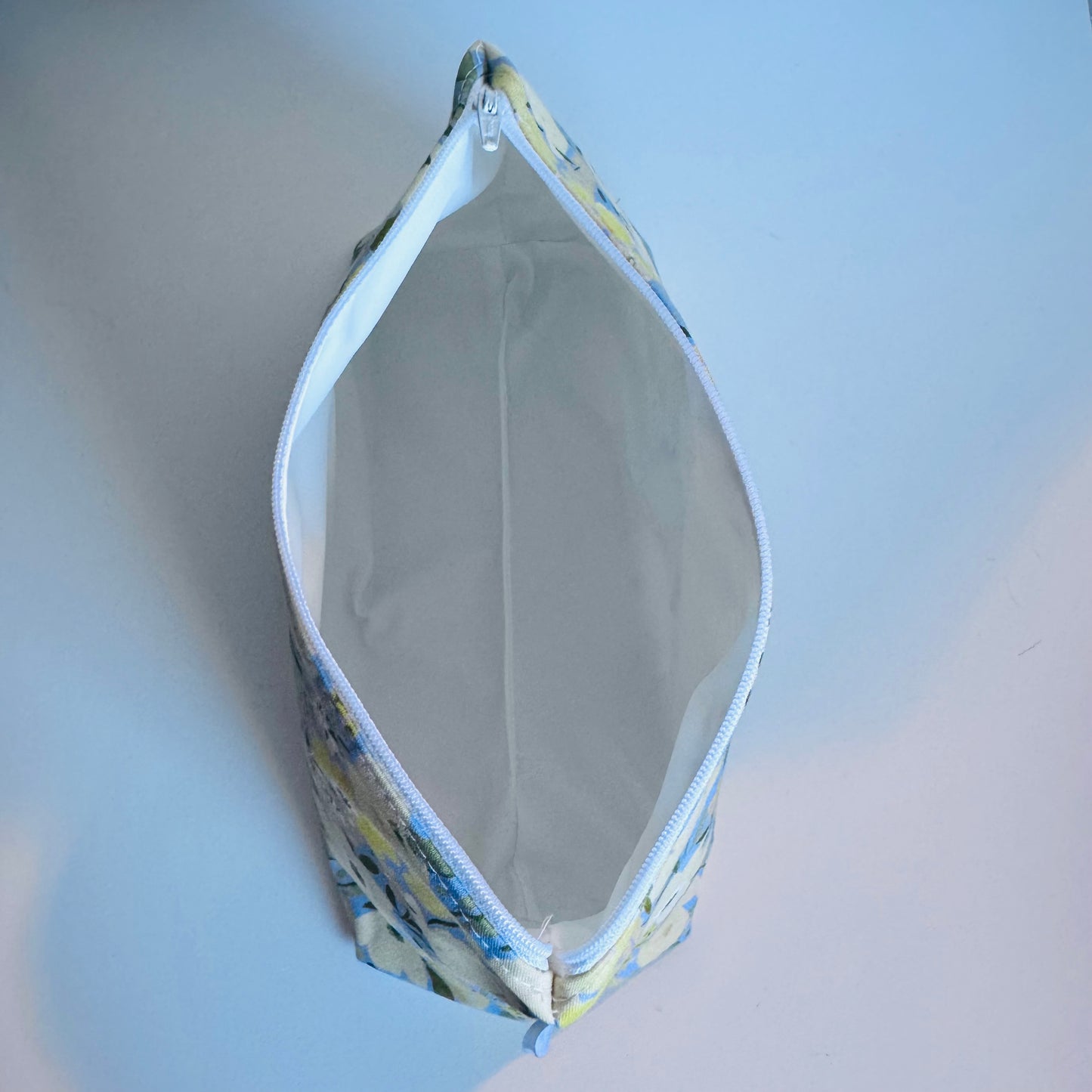 Yellow Floral Travel/Cosmetic Bag