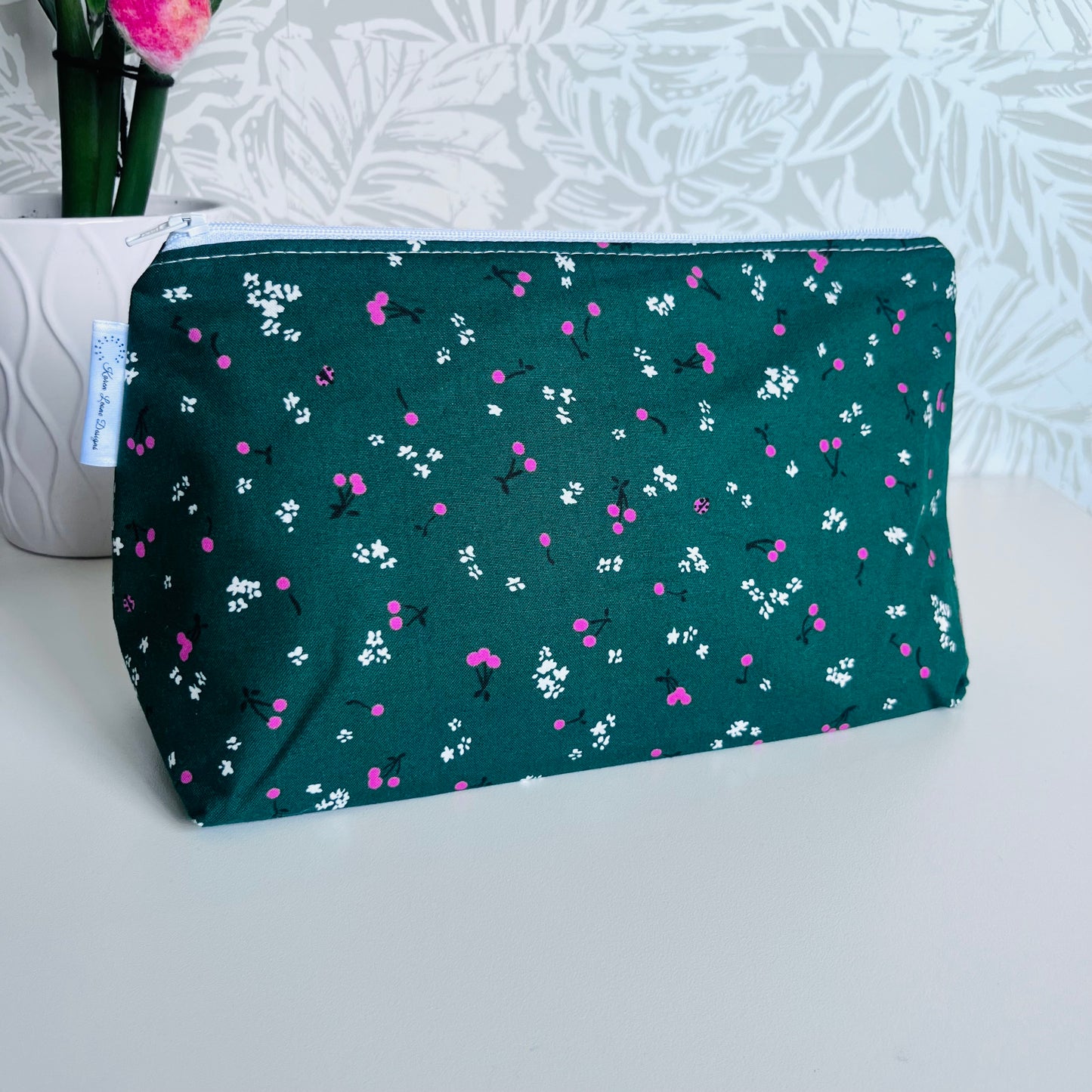 Green Travel/Cosmetic Bag