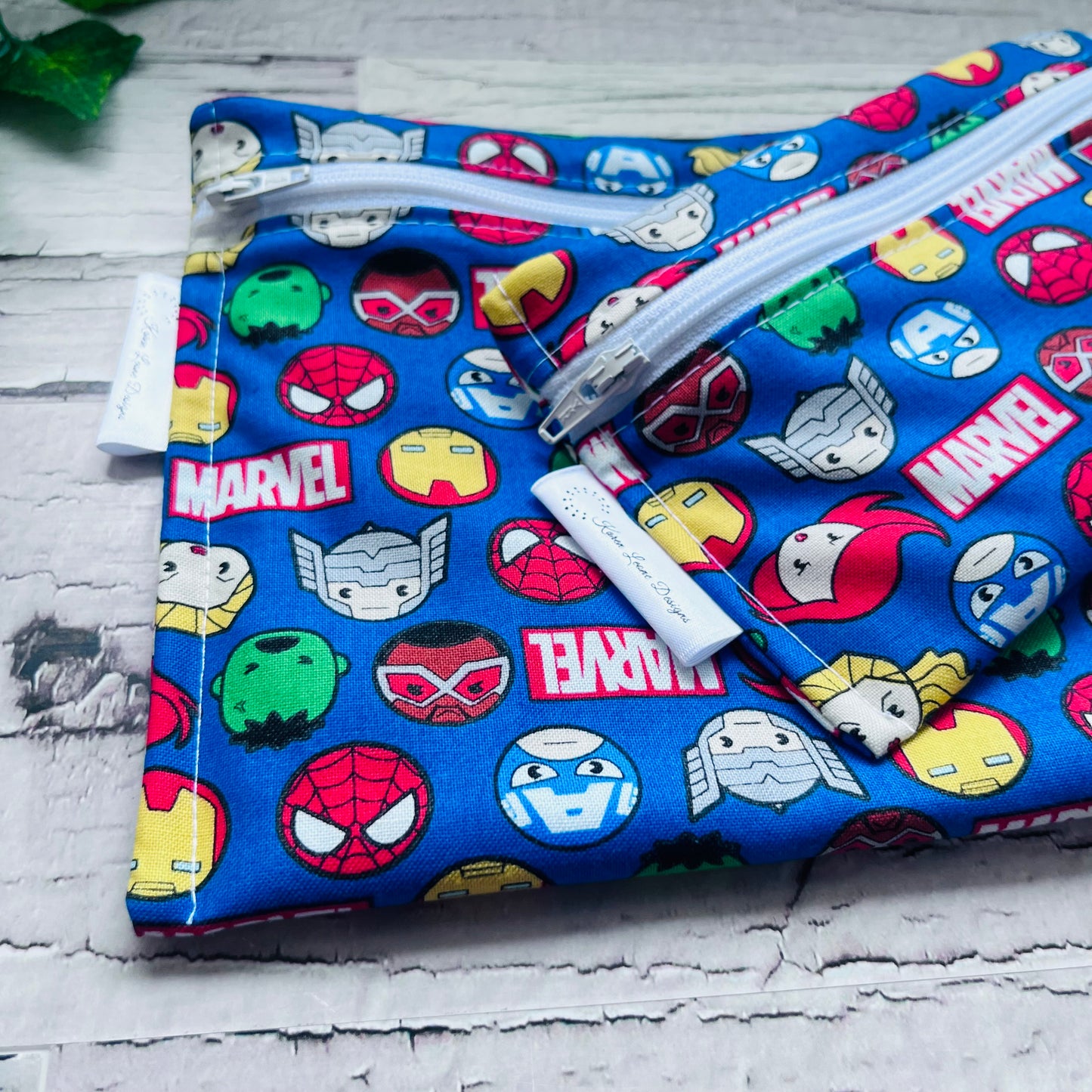 Marvel Heads Sandwich & Snack Bags