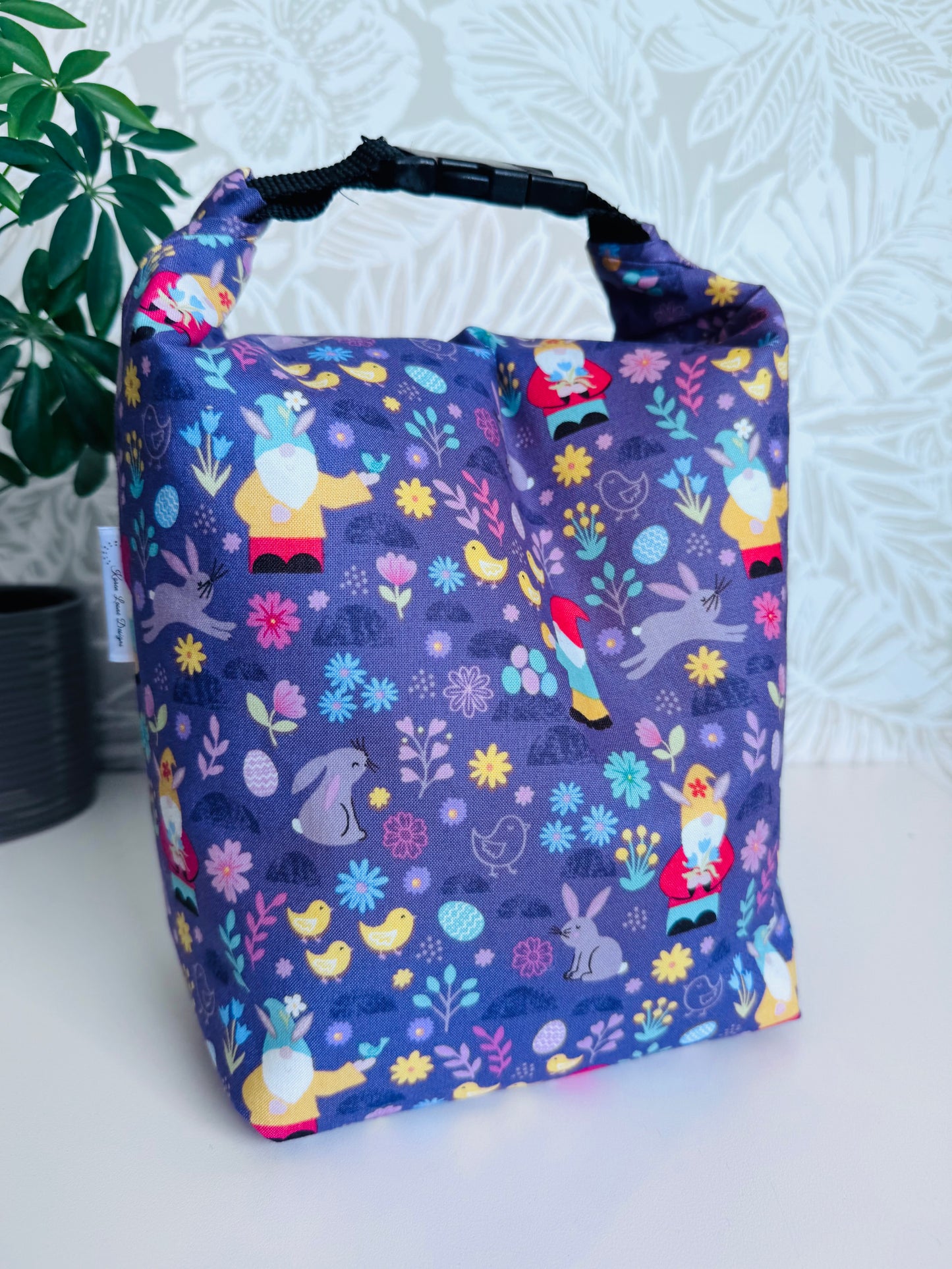 Purple Gnome Lunch Bag