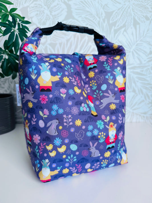 Purple Gnome Lunch Bag