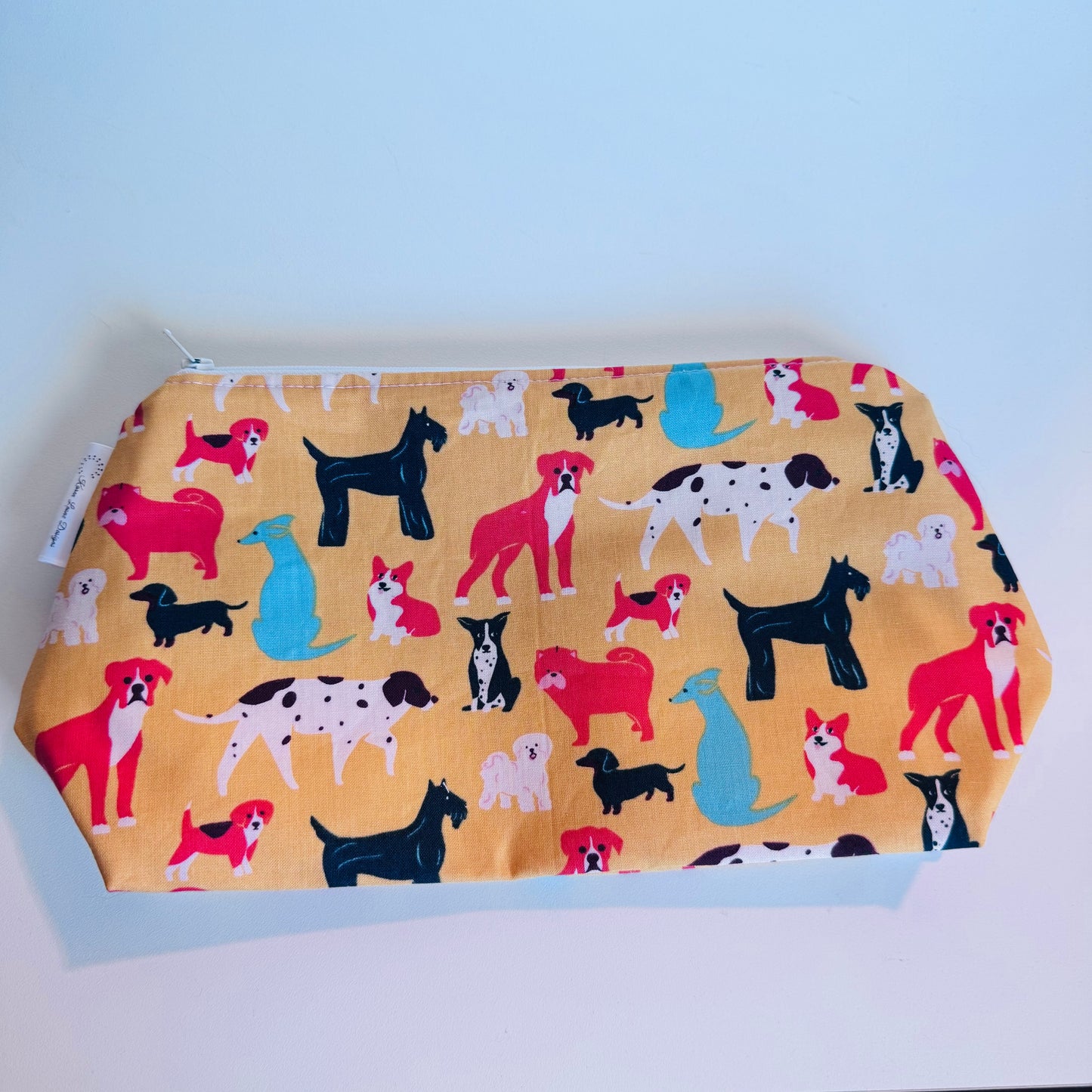 Orange Puppers Travel/Cosmetic Bag