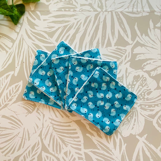 Little Blue Bird Face Wipe