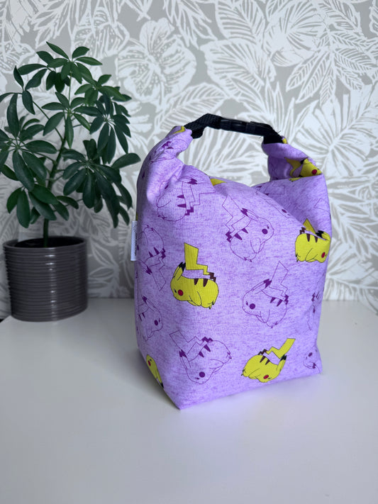 Purple Pikachu Lunch Bag