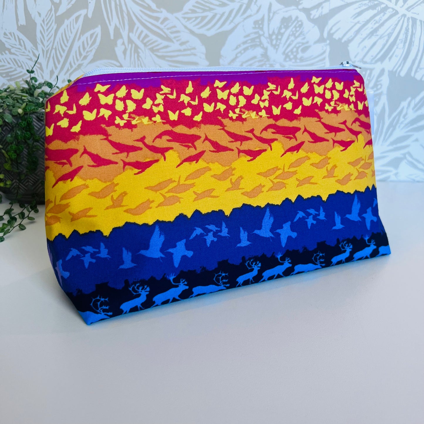 Multicoloured Animal Travel/Cosmetic Bag