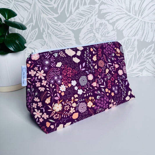 Floral Travel/Cosmetic Bag